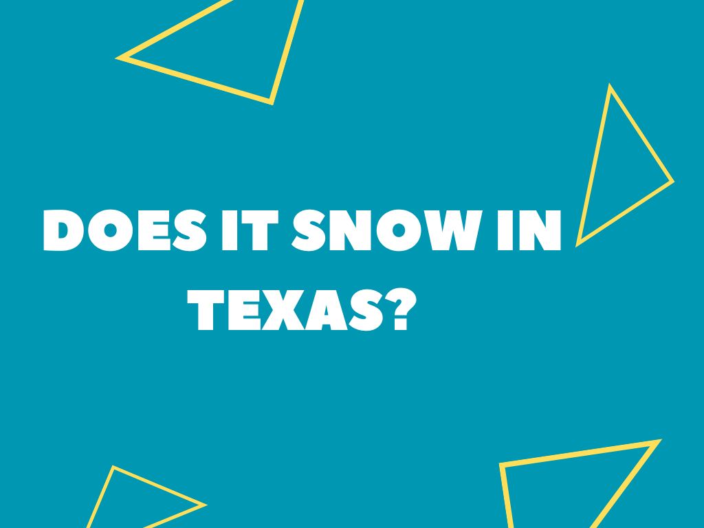 Does It Snow In Texas? (Local Guide)